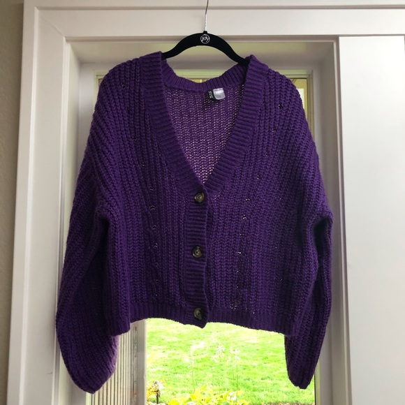 CHUNKY KNIT JACKET - Picture 1 of 4